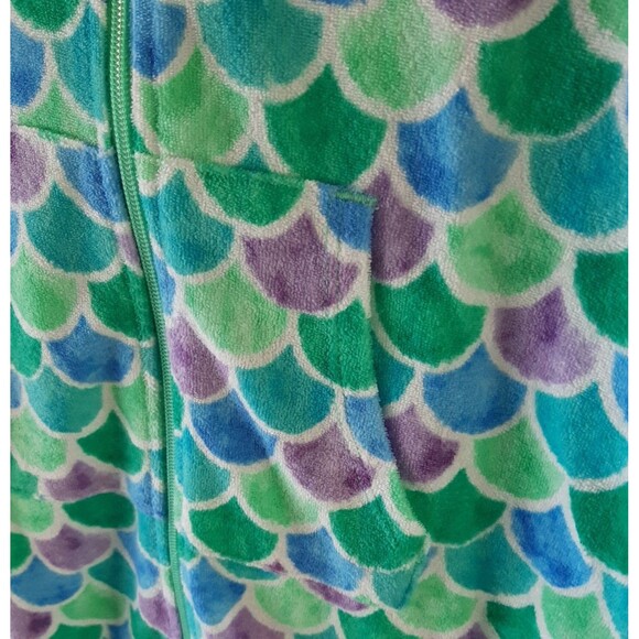 Girls Beach/ Pool Romper Hooded Terry Swimsuit Cover Up Size XS 4-5  NWT - Picture 6 of 7